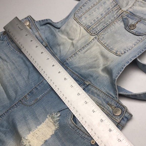 ZANADI DISTRESS DENIM OVERALLS M/30x25 ⭐️ - Picture 10 of 12